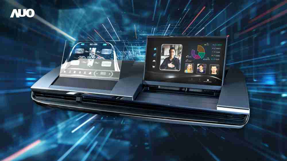 菠菜论坛Micro LED Display HMI解决方案打造透明Micro LED前座仪表，，呈现信息并保留驾驶视野开阔；亦为副驾驶座乘客打造收放自如的Micro LED屏幕，，，，在不影响显示质量的前提于显示区内建镜头，，让用户能与视讯对象直接眼神接触，，，，提供绝佳的双向沟通体验